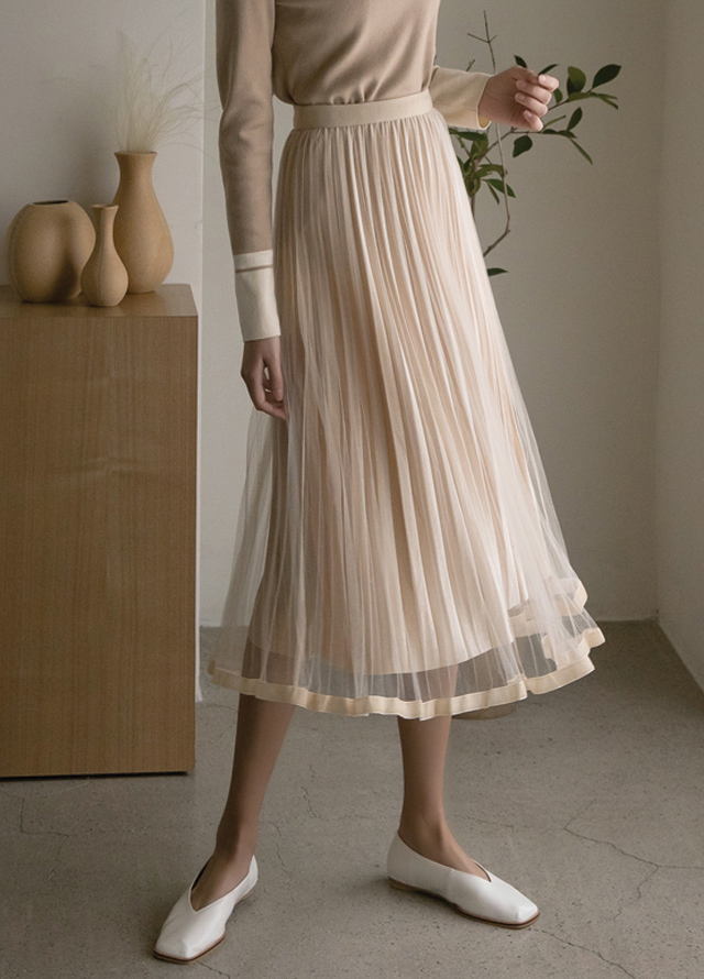 (CD-1515)N Signature CD002-V-neck embroidery point knit cardigan Korea