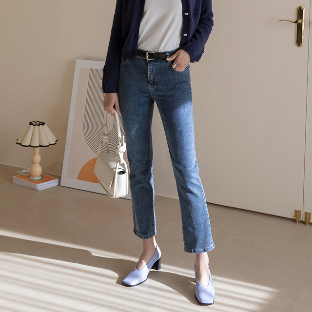 (PT-4640) Comfort Slim Fit Denim Pants