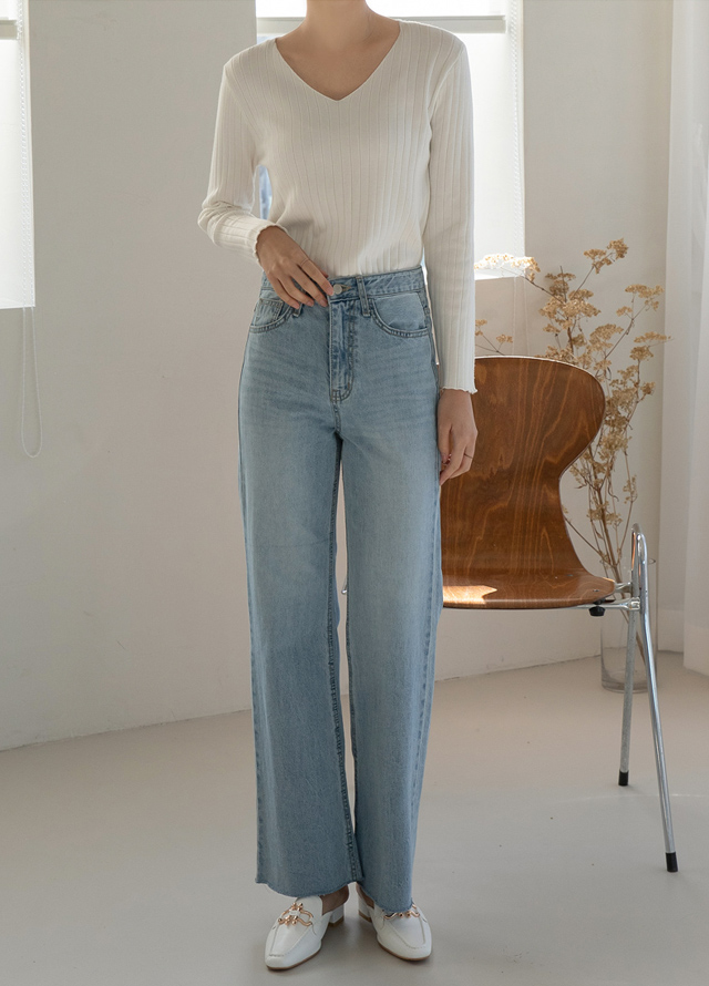 (CD-1624) Overfit color block line knit cardigan Korea