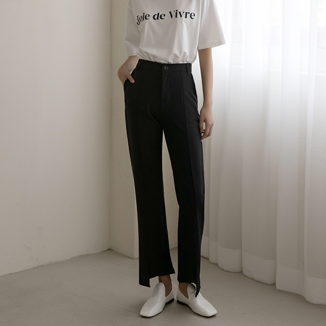 (PT-4630) Unique Cutting Slit Pants