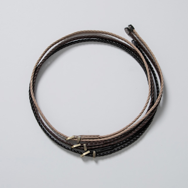(BT-0008) Classic Braided Thin Belt