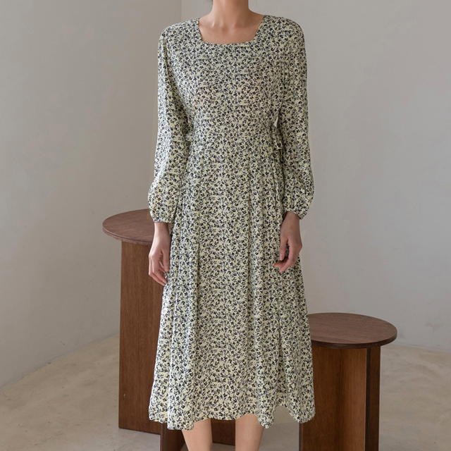 (OP-5578)Floral side string one piece