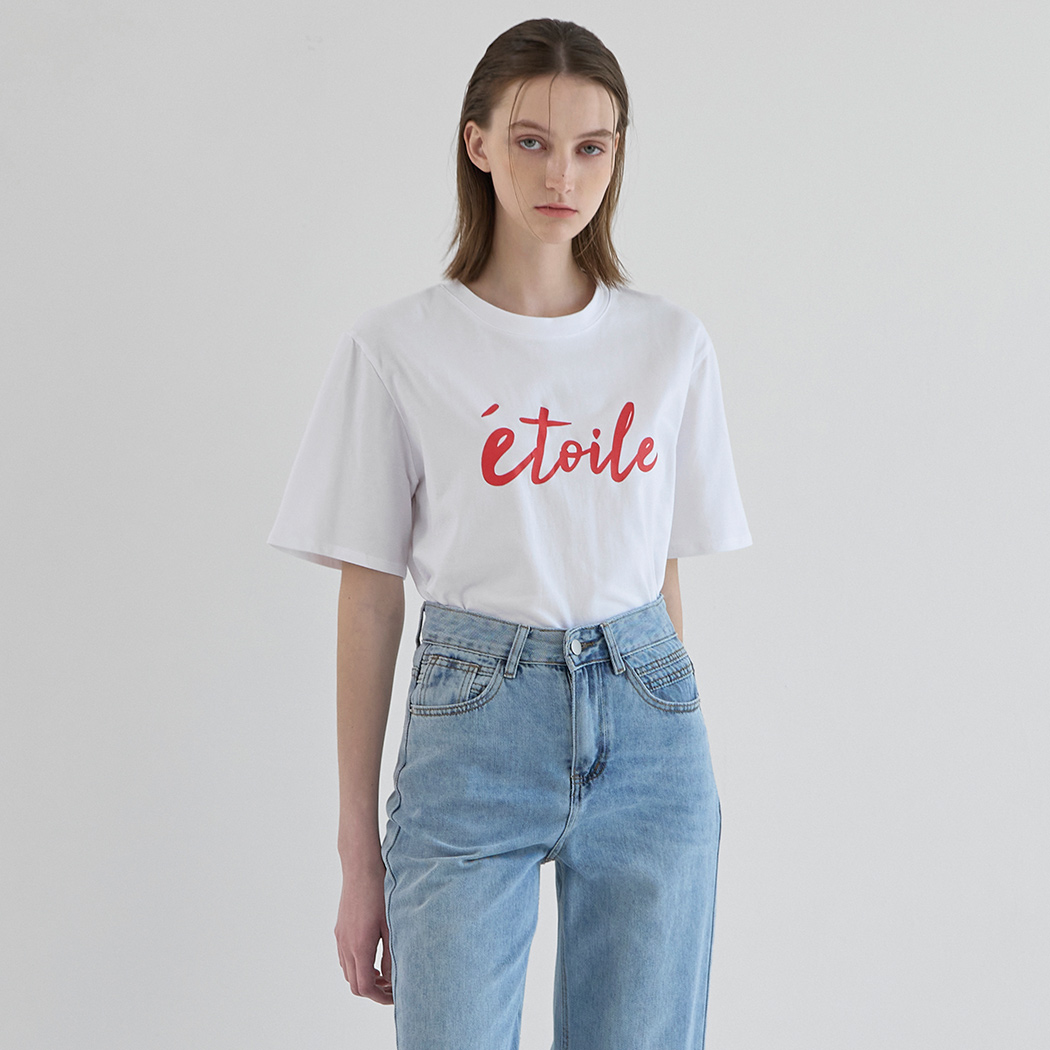 (T-5792) Etoile Lettering Tee