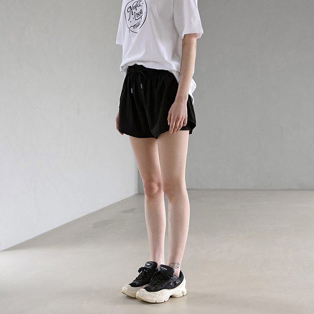 (PT-4813)ENEFECT SOFT TWO-IN-ONE SHORTS