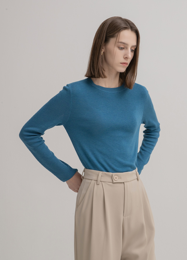 (OP-5651) Minimal Belted Layered One Piece S Korea