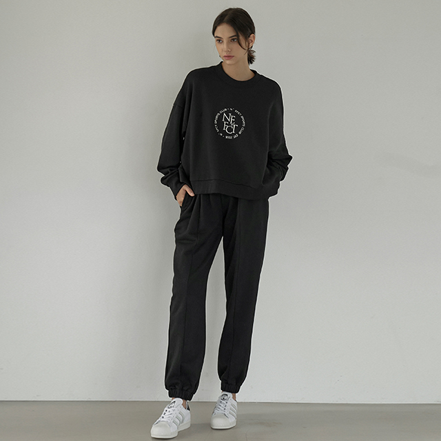 (PT-5028)ENEFECT JOGGER PANTS BLACK