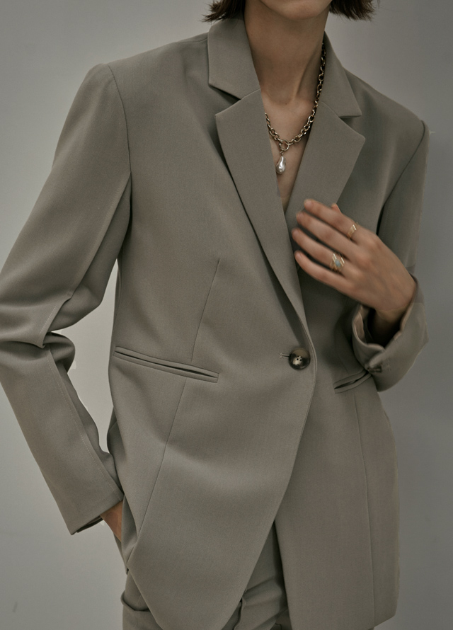 (PT-4768)Setup pin tuck slim pants Korea