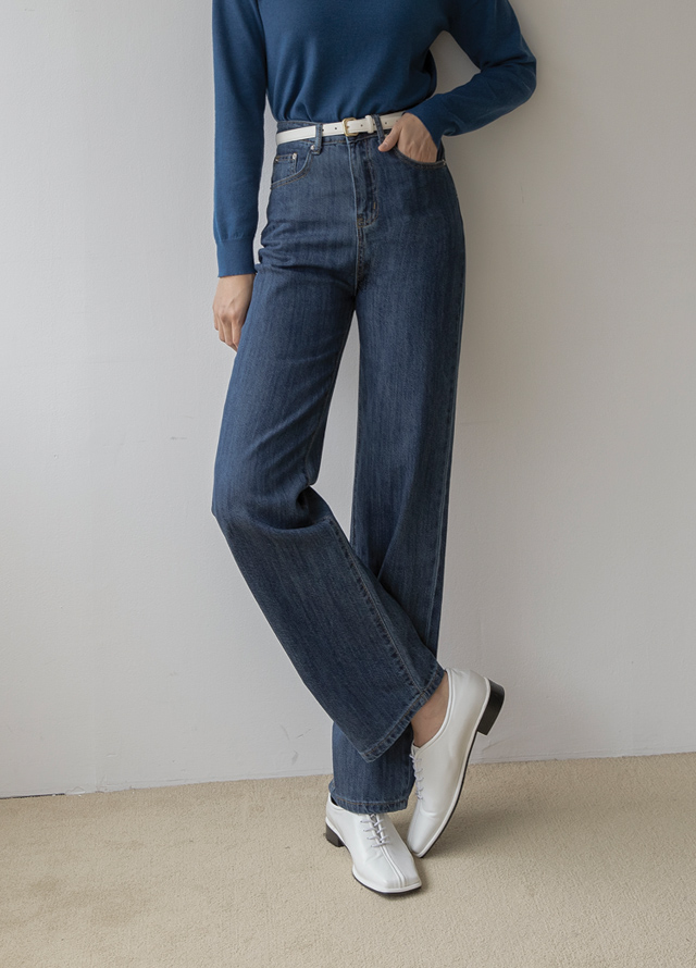 (T-6155)N Signature T003-Basic Round Knit Korea