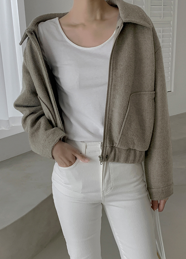 (T-6178) Front Line Slim Polar Tee Korea