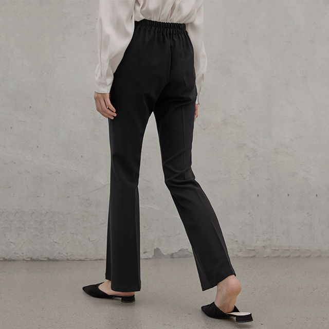 (N-PT-5098)N Cheese PT003-Daily Bootcut Banding Pants