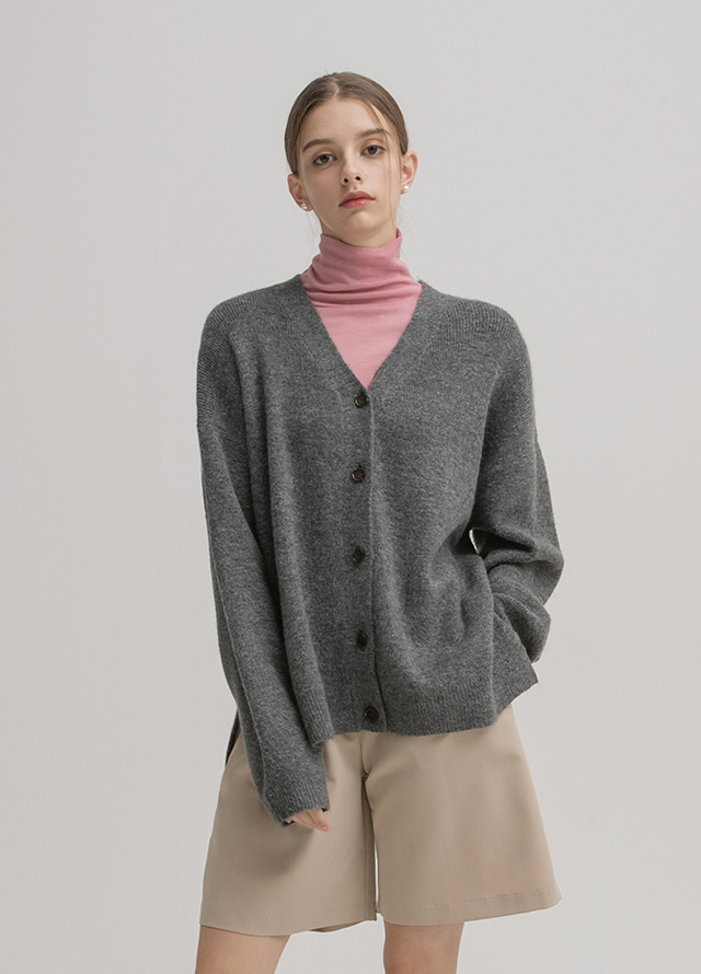 (SK-4490)H-Fit Herringbone Midi Skirt Korea