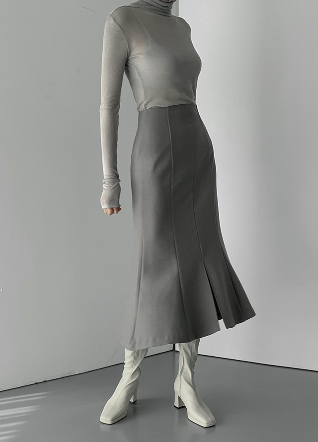 (BL-3916) Big Collar Stitch Point Blouse Korea