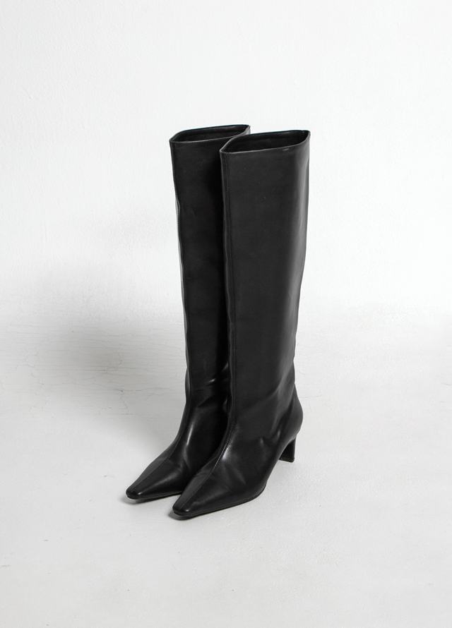 (OP-5782) Boat neck twist jersey long one piece Korea