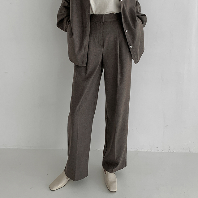 (PT-4985)Sensual Tutu Wide Set-up Pants