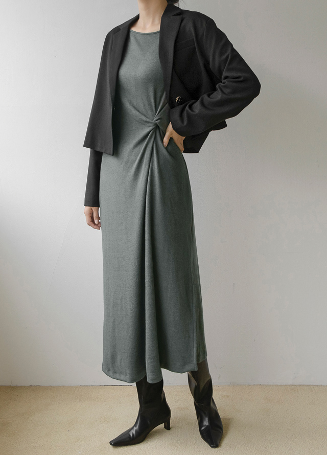 (MU-0008) Wool Hairy Knit Muffler Korea