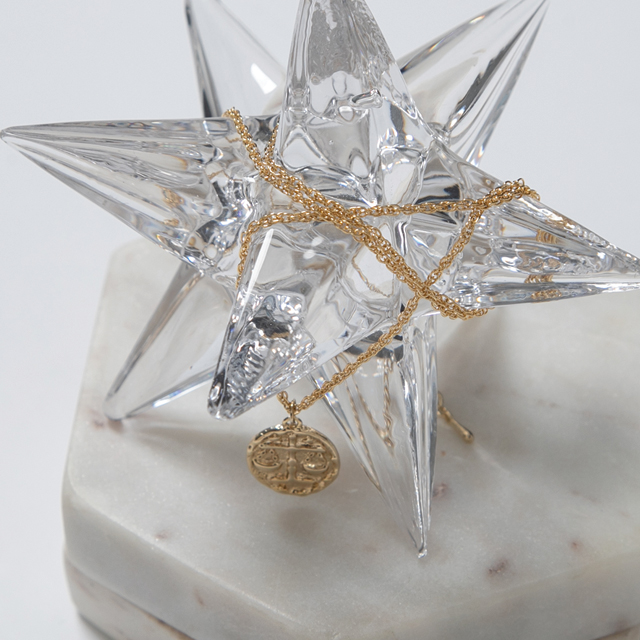 (N-823) Coin Pendant Necklace