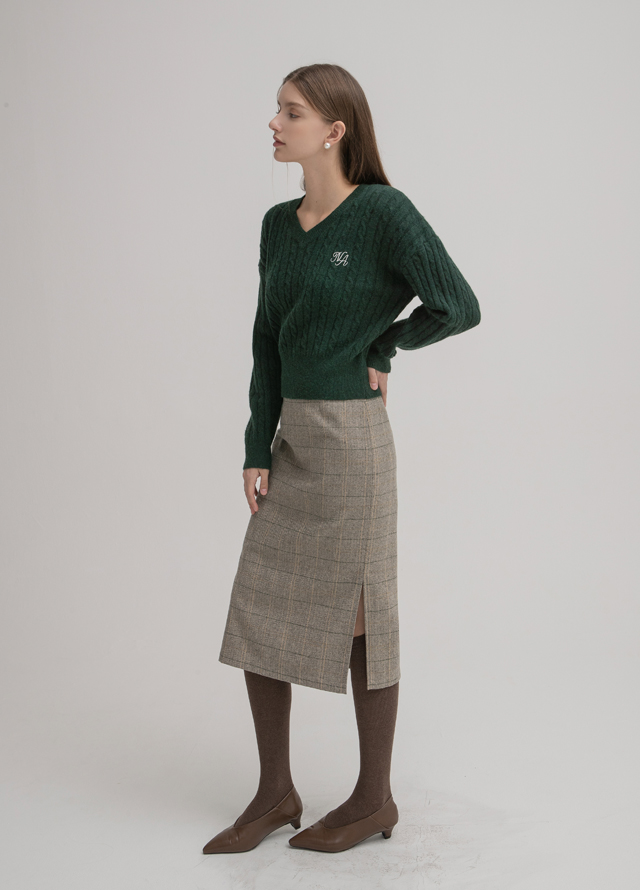 (JK-2604) Herringbone Set-up Two Button Jacket Korea