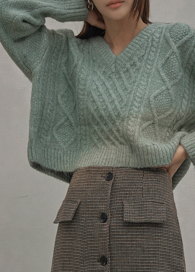 (JK-2286) Blue Jean Fur Jacket Korea