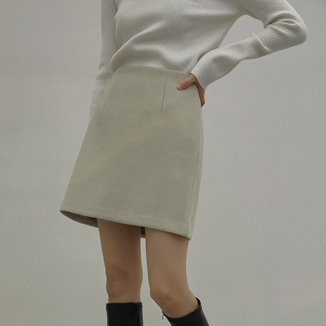 (SK-4466)Setup Soft Daily Mini Skirt