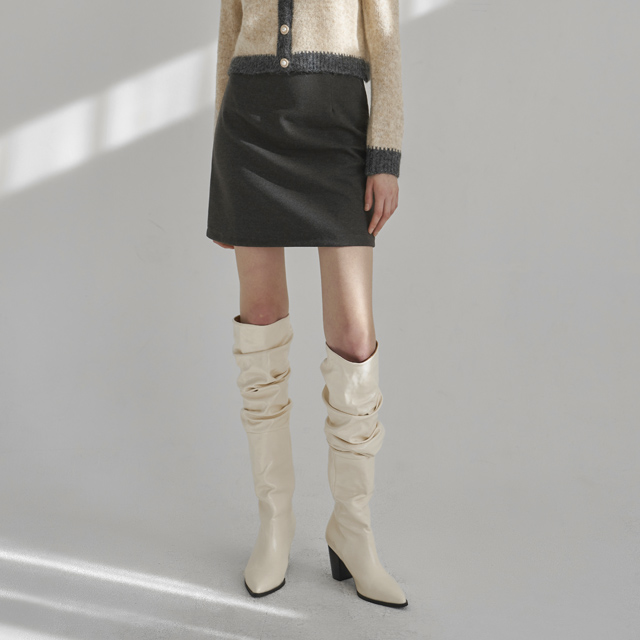 (N-SK-4565)Warm Touch Mini Skirt