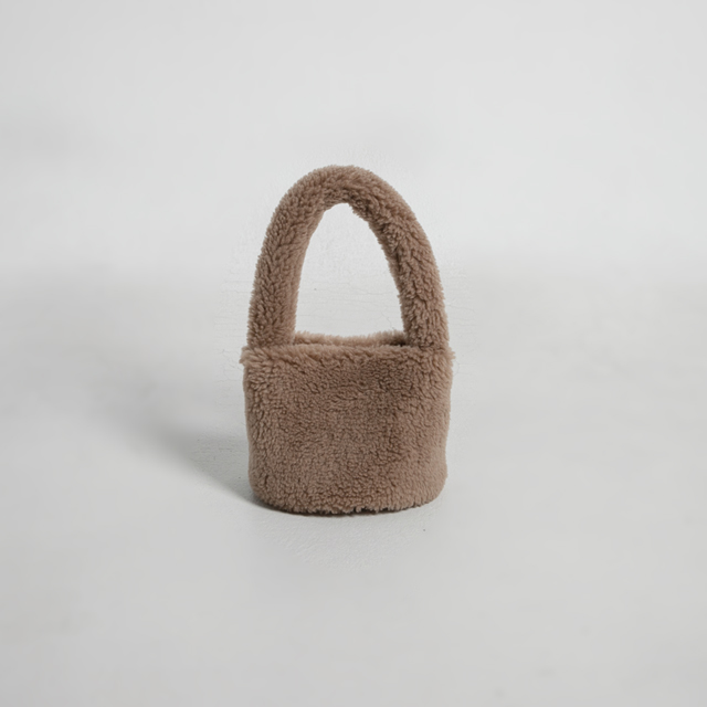 (B-2379) Fur Mini Tote Bag