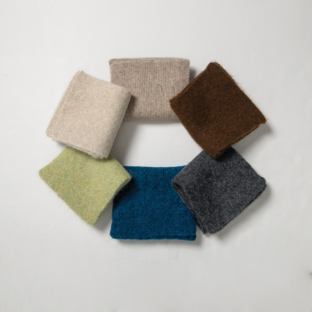 (MU-0008) Wool Hairy Knit Muffler