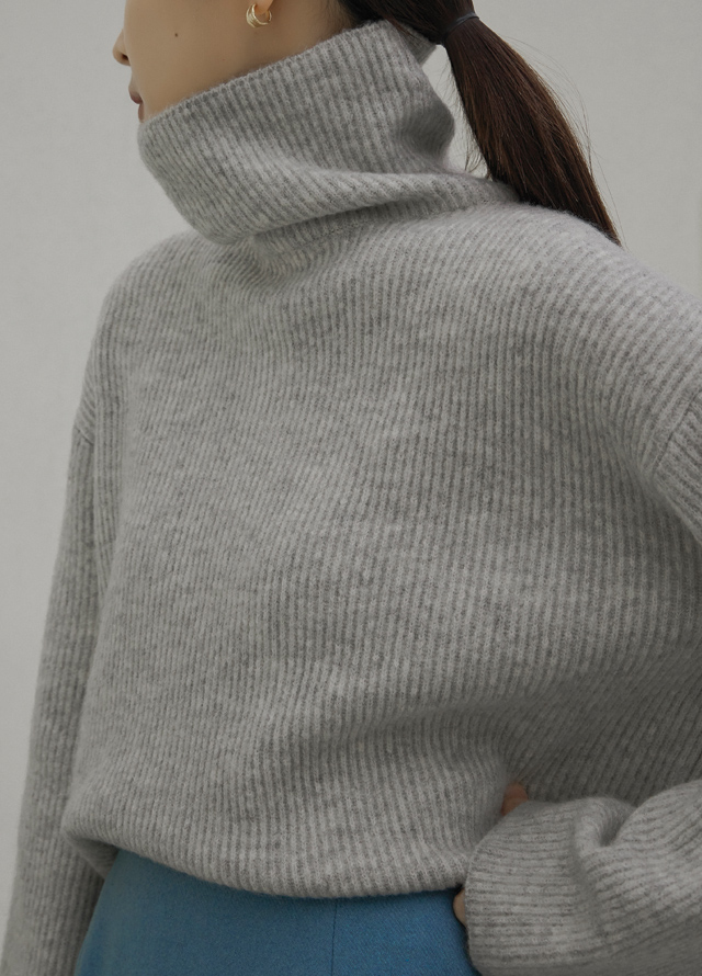 (E-1554)Silver Classic Hoop Earrings Korea