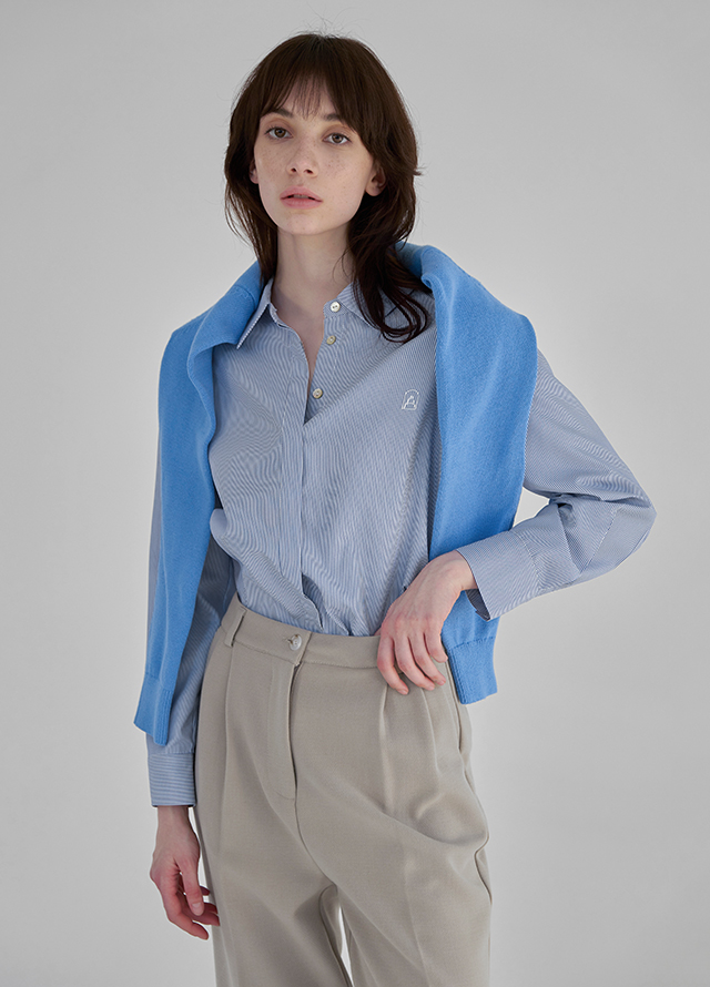 (PT-5357) Low-cut slim straight denim pants Korea