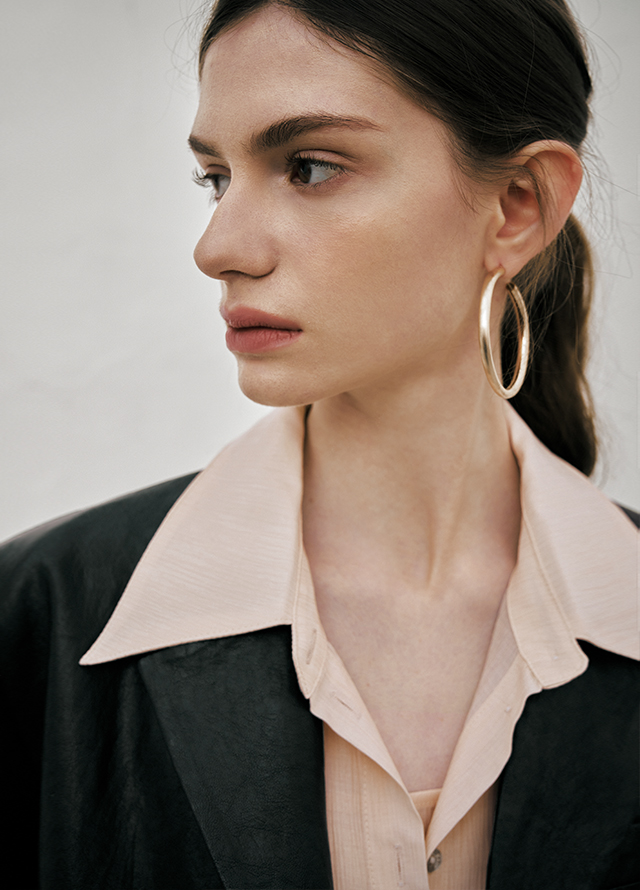 (SK-4521) Unconventional Tweed Set-up Mini Skirt Korea