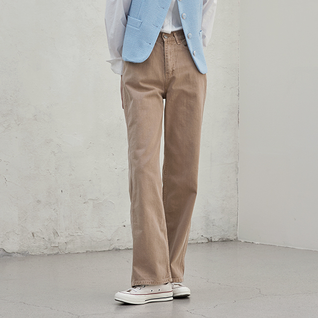 (PT-5287) Casual Dyed Cotton Pants