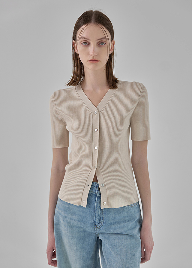 (PT-5201) Inside Slit Color Denim Pants Korea