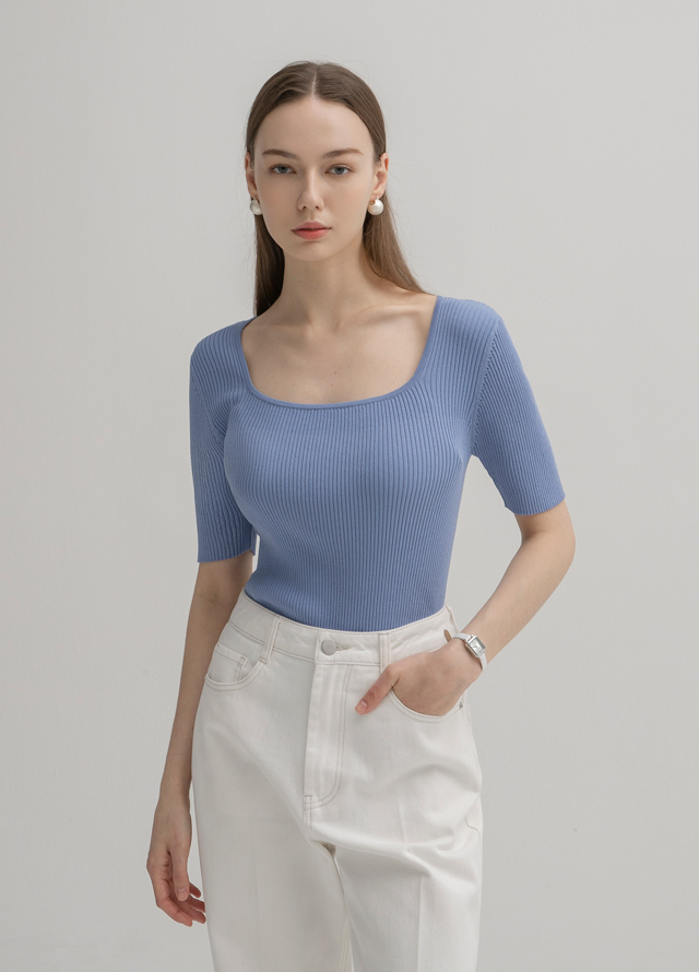 (E-1556) Layered Pearl Ring Earrings Korea