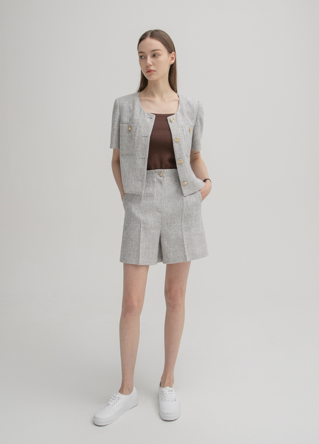 (T-6482) Daily Square Neck Knit Korea