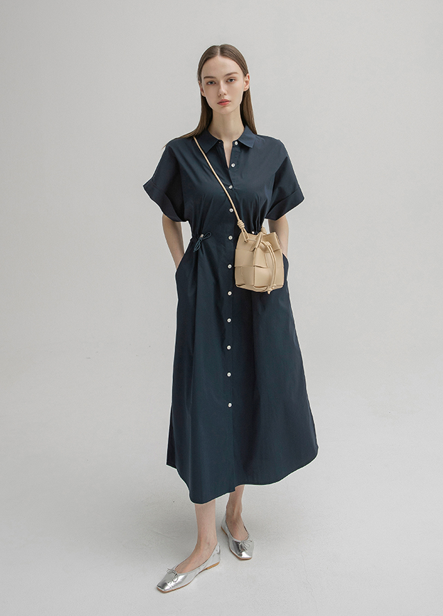 (PT-5297)Linen Straight Back Banding Pants Korea