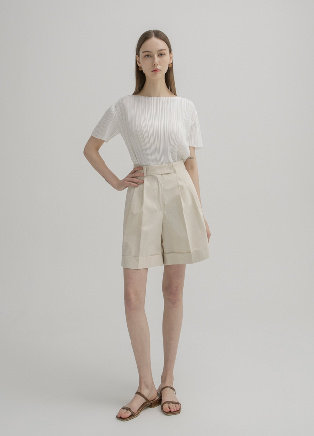 (BL-4023)Paisley Pattern Blouse Korea