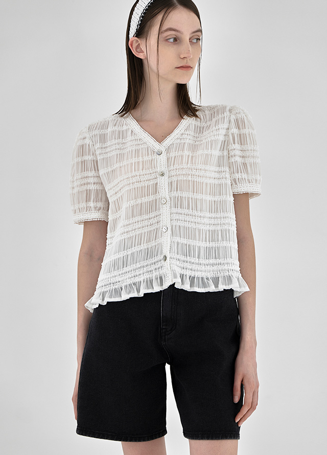 (PT-5221)Linen Natural Set-up Two-Tuck Pants Korea