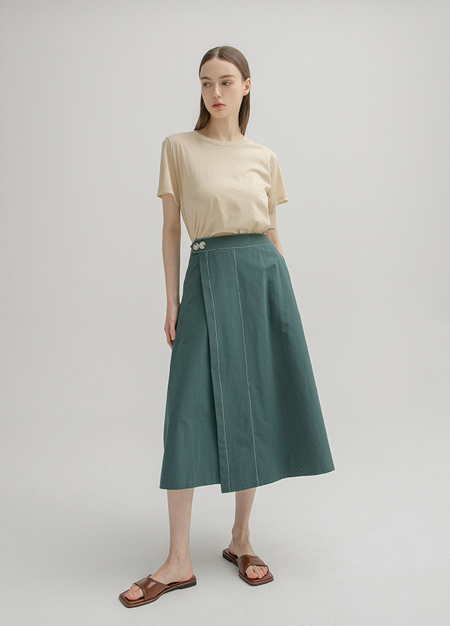 (B-2386) Wide Weaving Mini Bucket Bag Korea