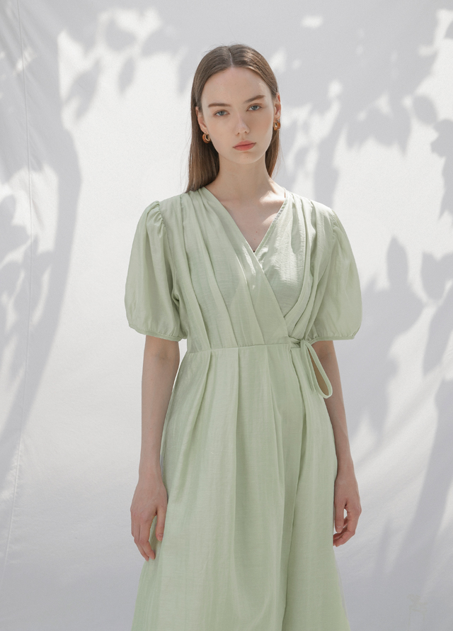 (T-6563)Basic Linen Sleeveless Tee Korea