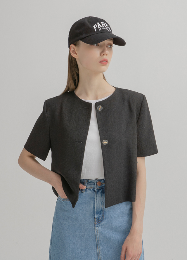 (SK-4709) Simple Back Slit Denim Skirt Korea