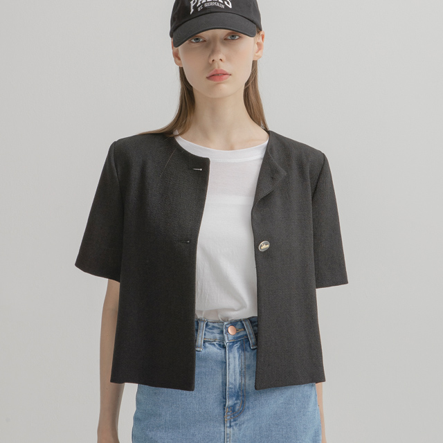 (JK-2764) Summer Light Tweed Jacket