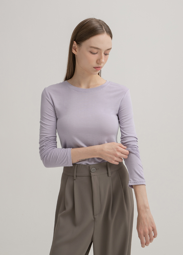 (PT-5248) Double Pin Tuck Wide Slacks Pants Korea