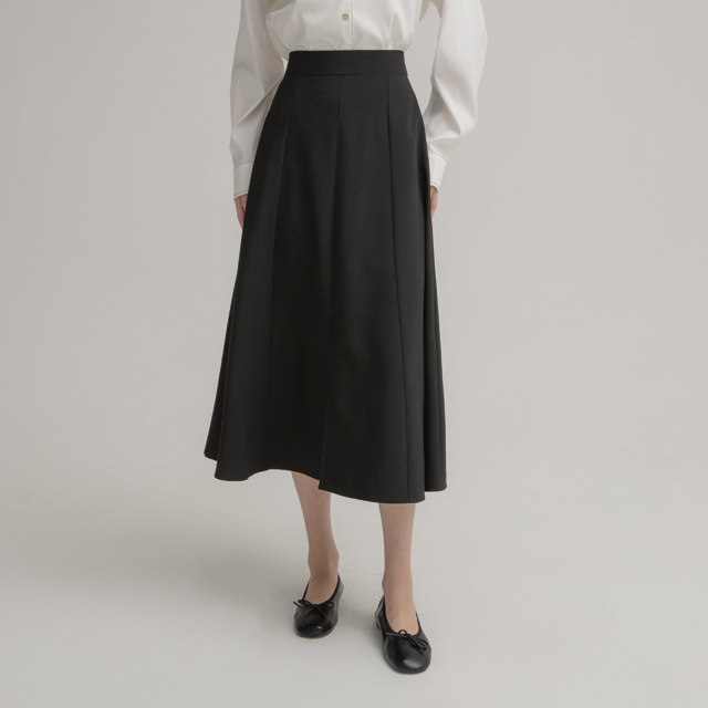 (SK-4689)Autumn Mermaid Slit Maxi Skirt