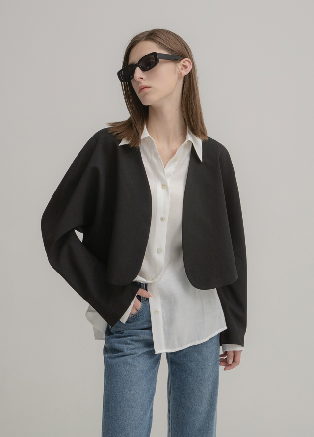 (PT-5313) Casual Slit Straight Denim Pants Korea