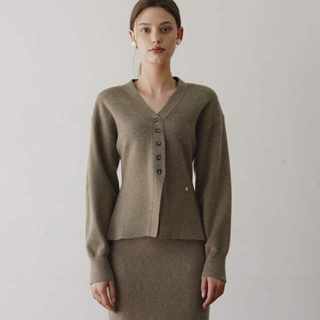 (CD-1982)Autumn Mermaid Set-up Knit Cardigan