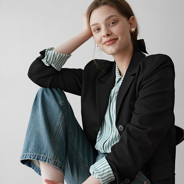 (JK-2743) State Set-up 4 Button Jacket