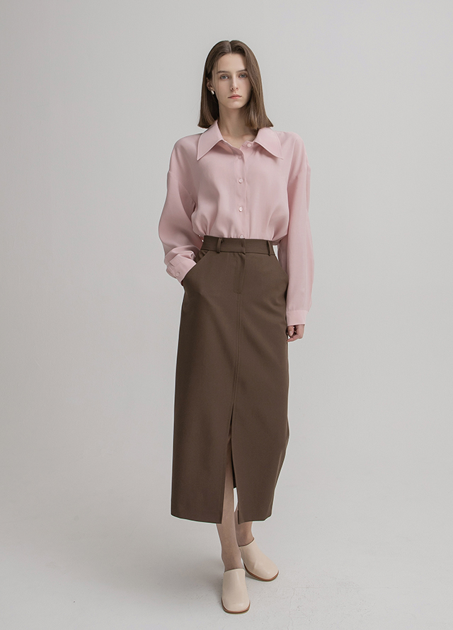 (NT-6603)Wool Soft Slim Polar Tee Korea