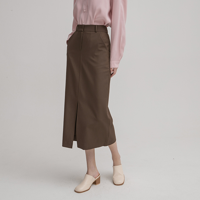 (N-SK-4744) Classic Back Banding Skirt