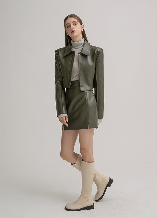 (NT-6603)Wool Soft Slim Polar Tee Korea