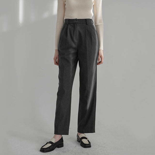 (PT-5356)Warm Touch Classic Tapered Pants Korea