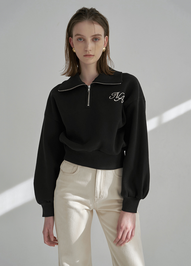 (JP-521) Quilted no-collar down jumper Korea